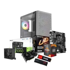 PQS Special AMD Ryzen 5 5600 16GB DDR4 RAM 512GB SSD RTX 5060 8GB OC Graphics Gaming Desktop PC